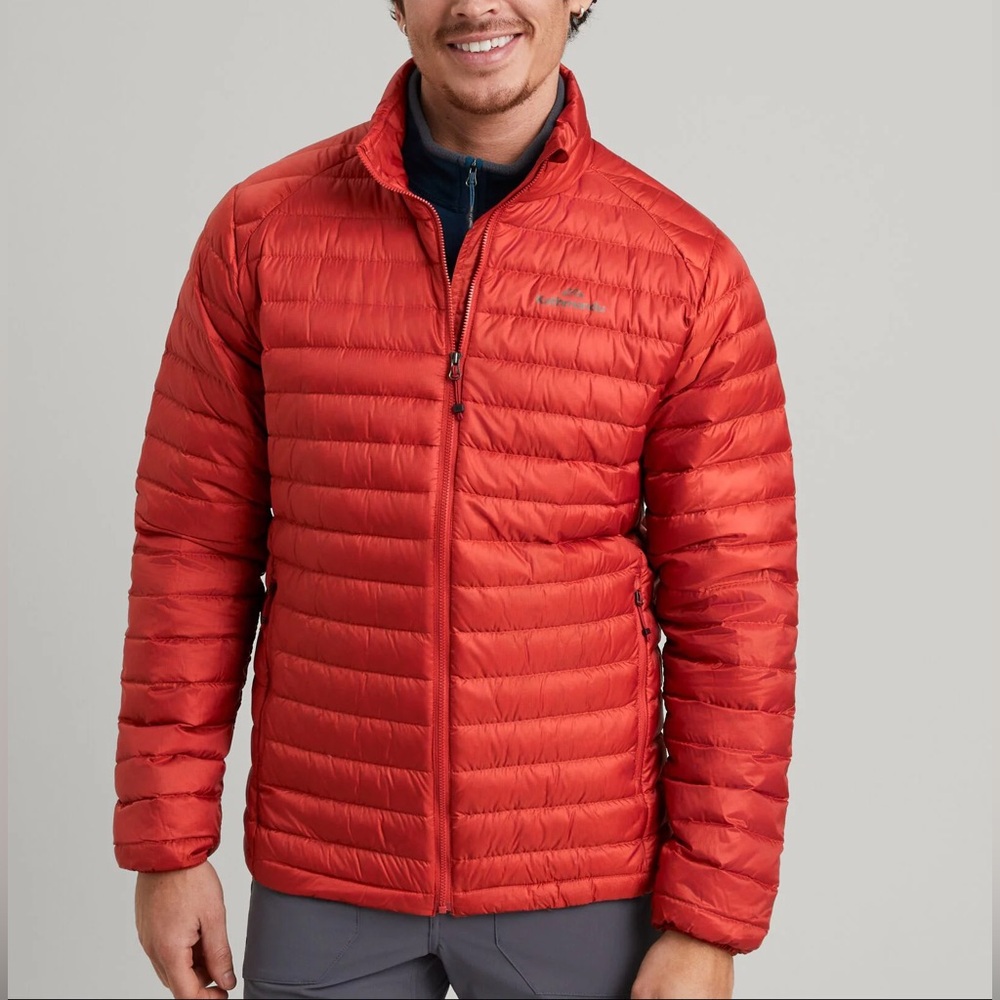 Kathmandu Red Puffer Duckdown 550 Down Puffer Jacket Puffy